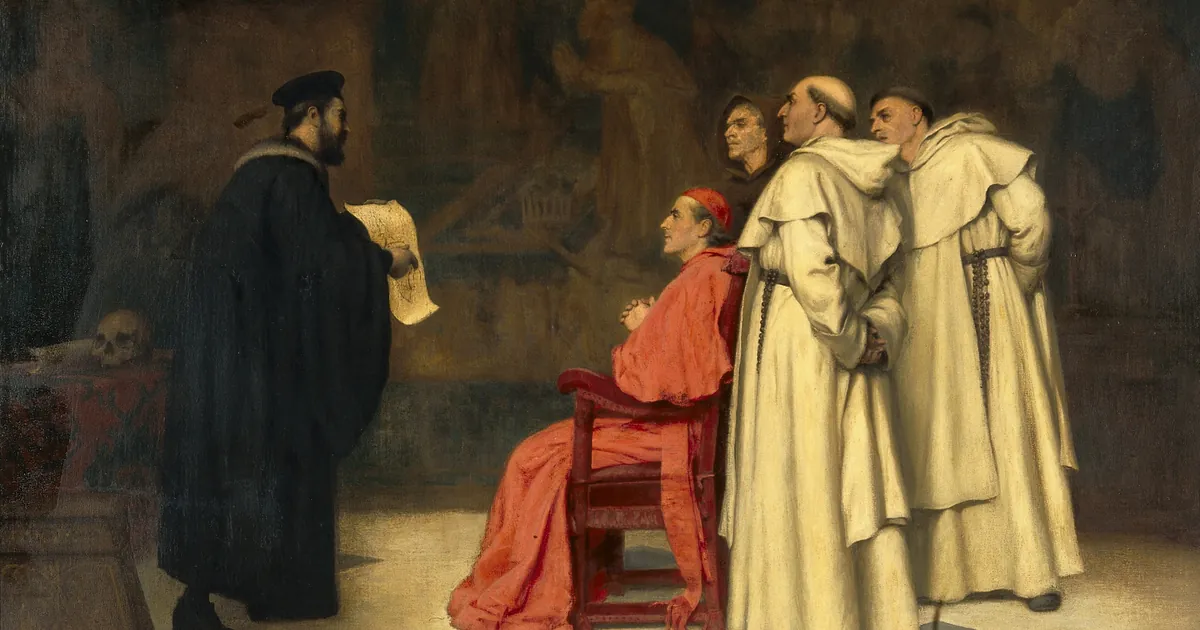 Gabriel Falloppius explaining one of his discoveries to the